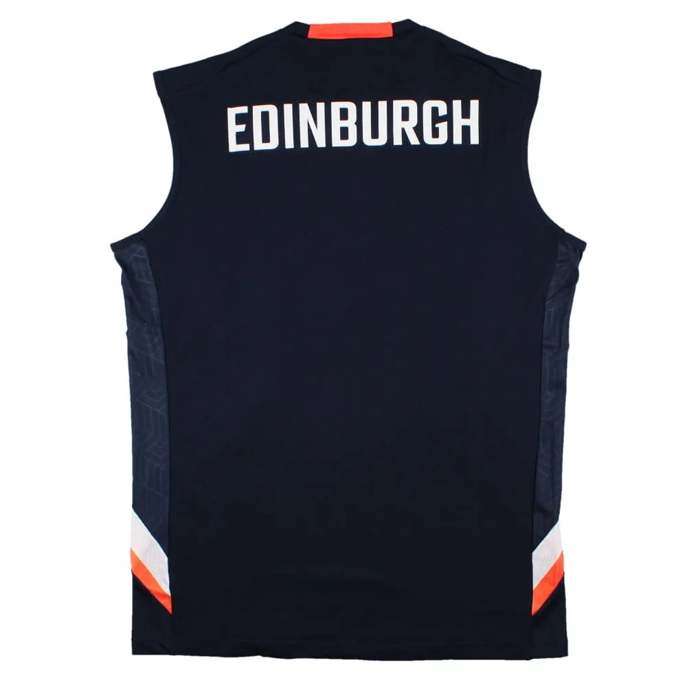 2023-2024 Edinburgh Rugby Training Vest (Navy) (Your Name)