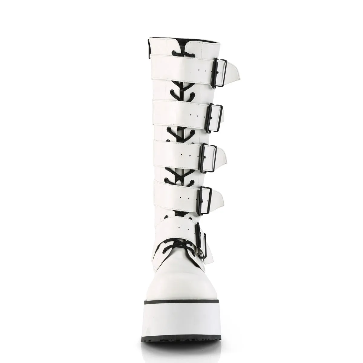 3 Inch Platform TRASHVILLE-518 White