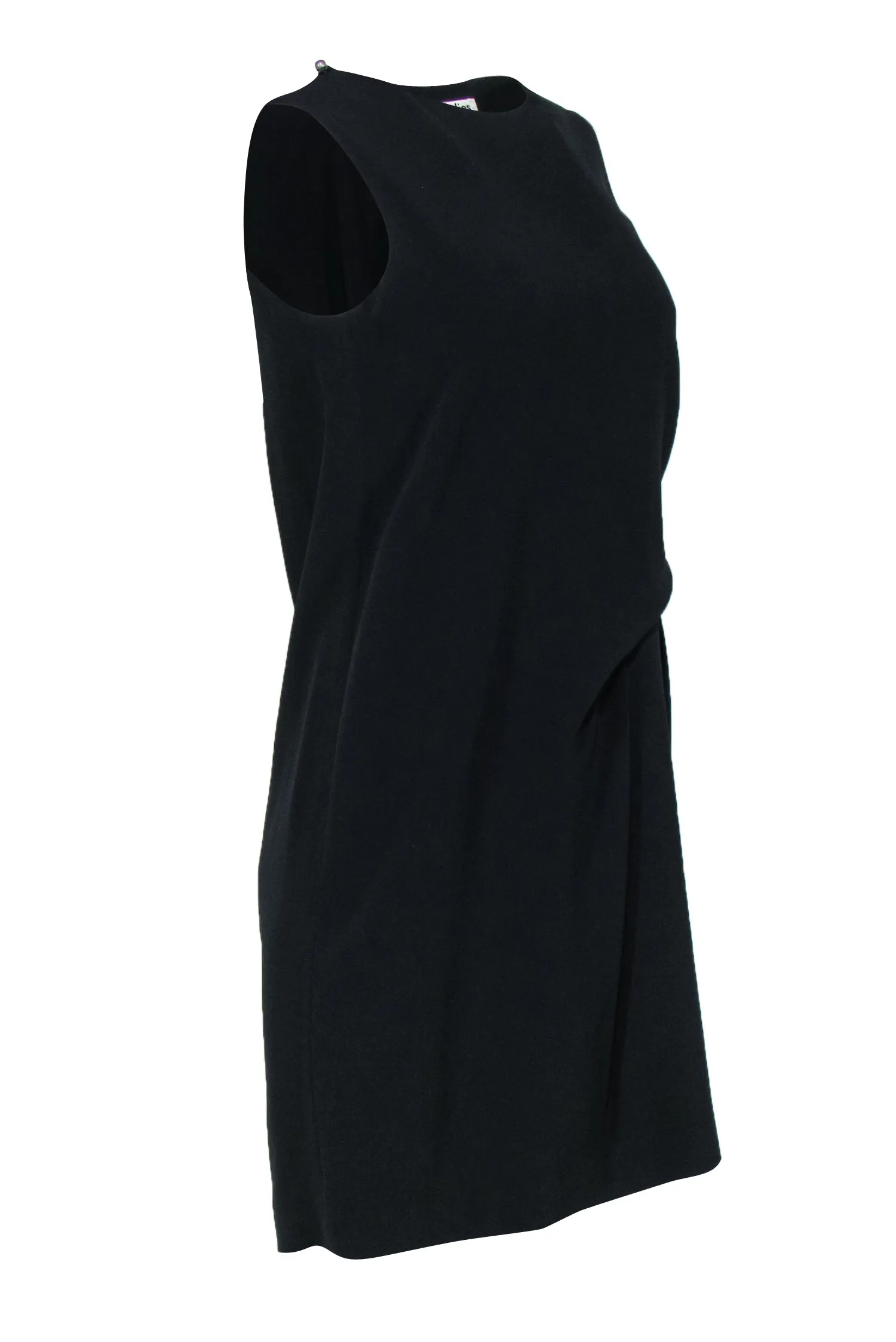 Acne Studios - Black Gathered Side Dress w/ Back Cutout Sz 4