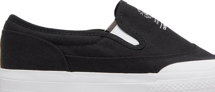 Adidas Nizza RF Slip 'Core Black' Sneakers, black