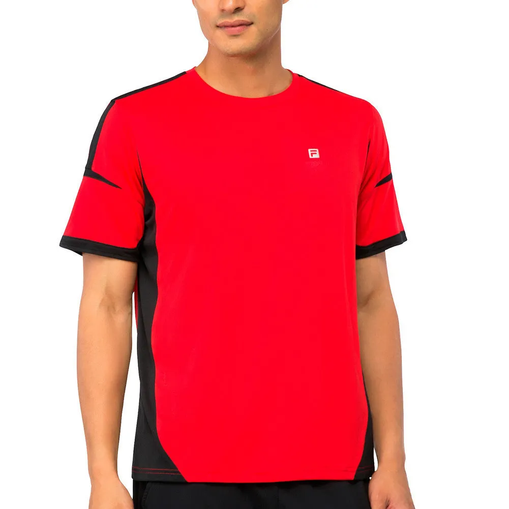 Adrenaline Jacquard Crew T-Shirt by Fila