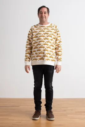 Adult Sweatshirt - Taxi Cabs Yellow