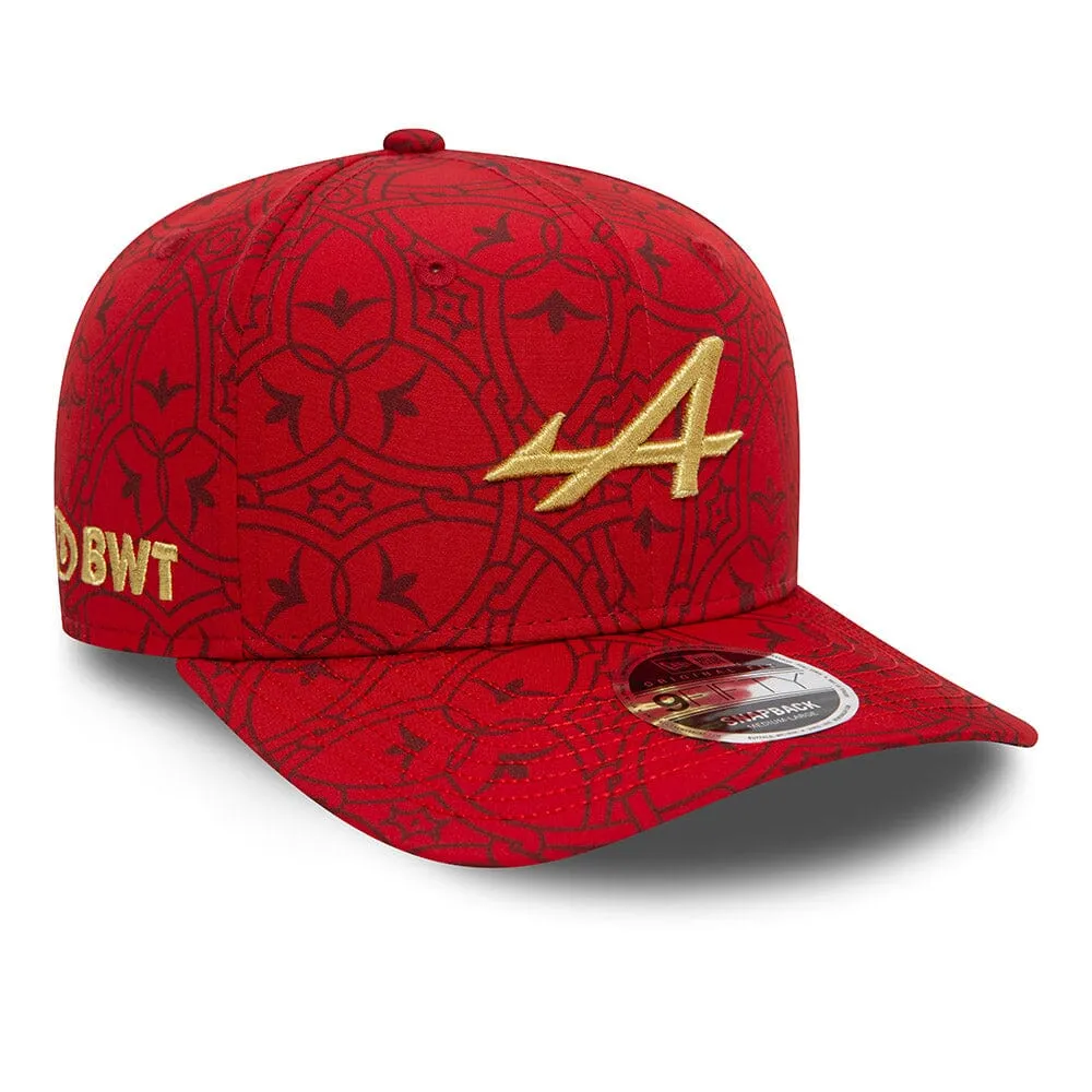 Alpine Racing F1 2024 New Era 9Fifty Special Edition China GP Team Hat - Red