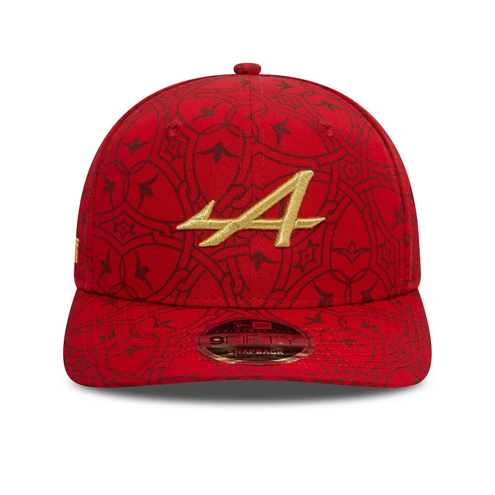 Alpine Racing F1 2024 New Era 9Fifty Special Edition China GP Team Hat - Red