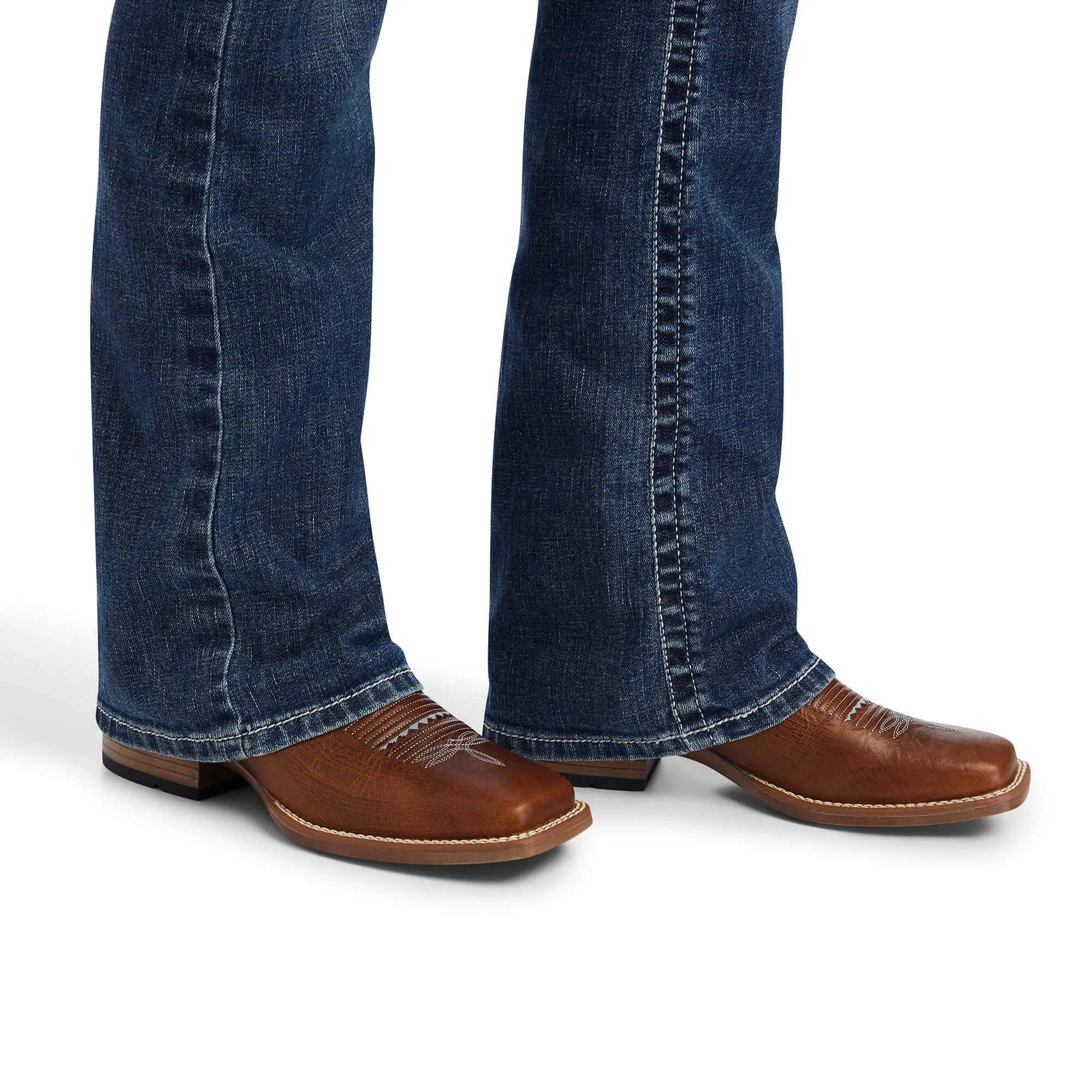 Ariat Women's REAL Mid Rise Raquel Boot Cut Jeans 10041061