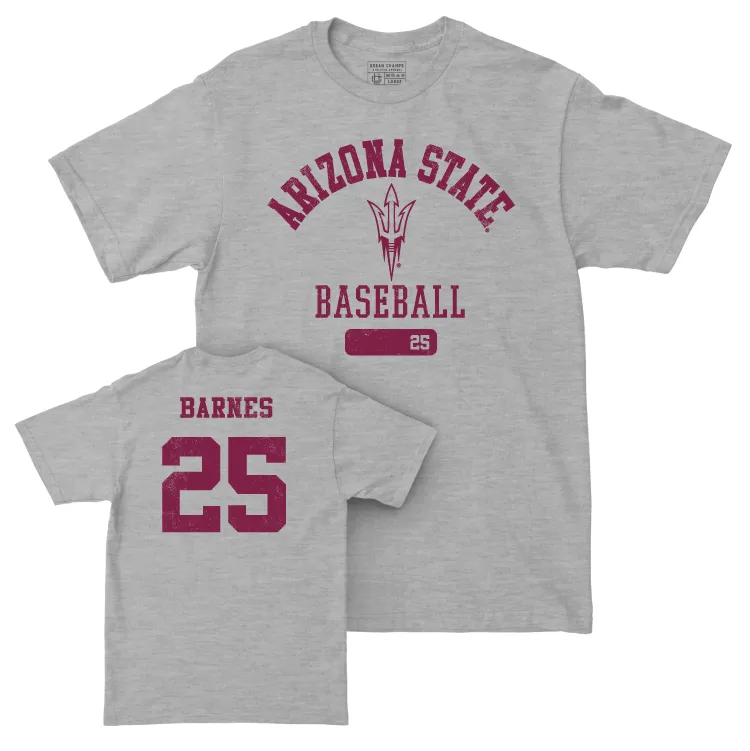 Arizona State Baseball Sport Grey Varsity Tee - Bradyn Barnes