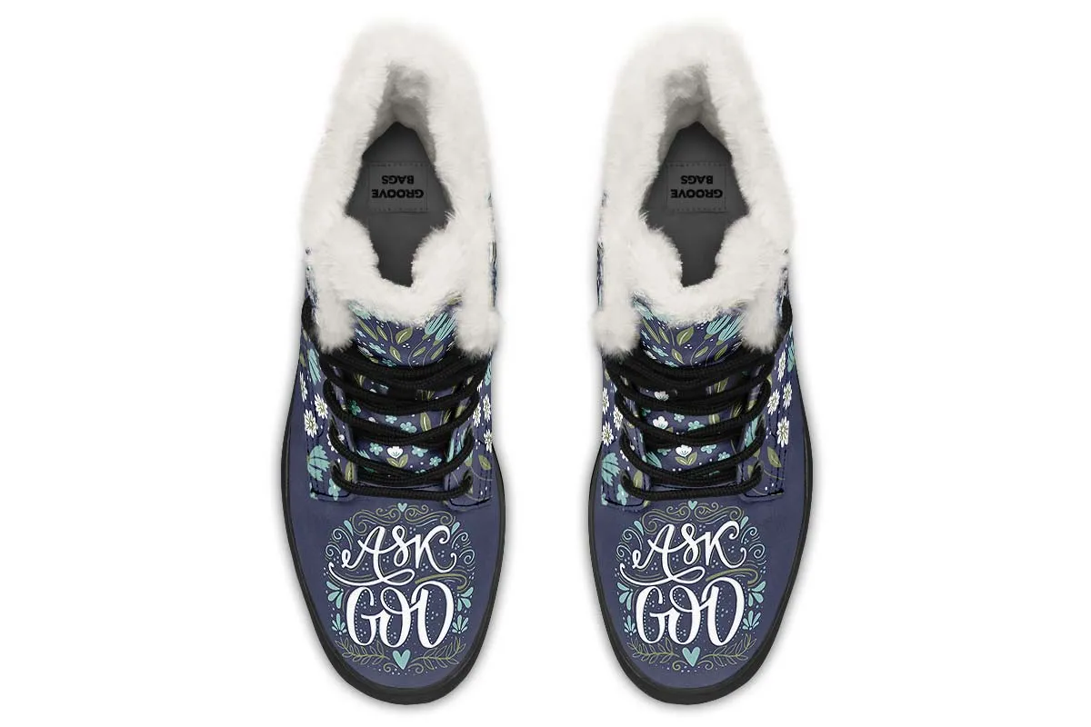 Ask God Winter Boots