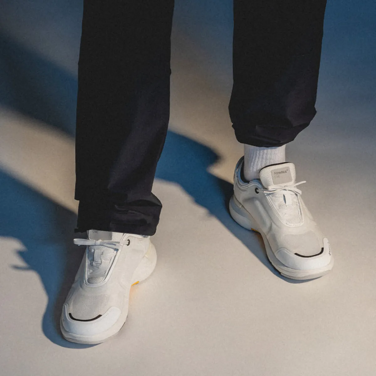 ATHLETICS ONE - White / White / Cadmium (unisex)