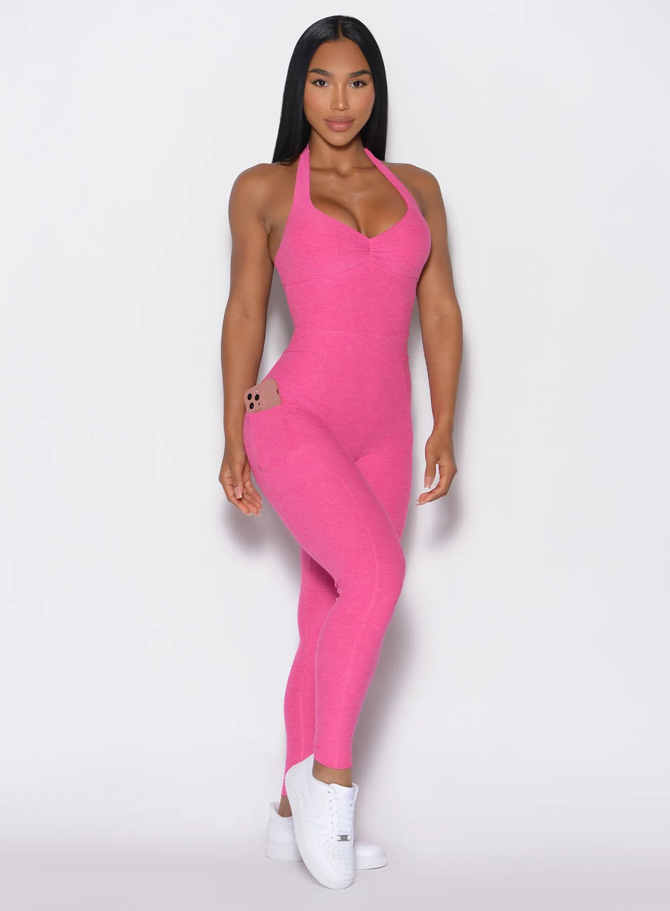 Backless Pocket Bodysuit