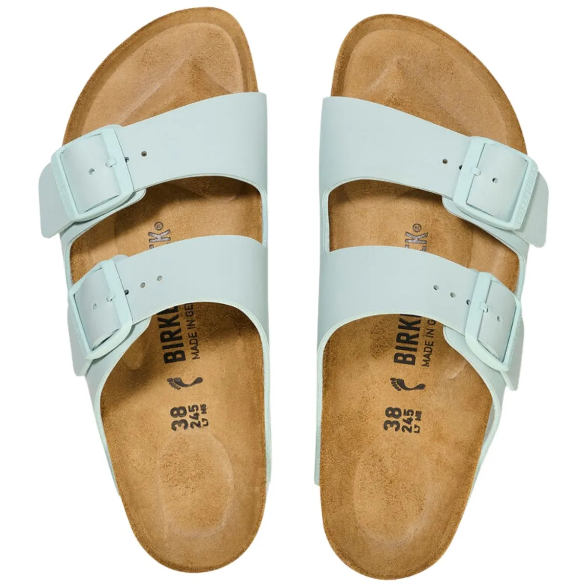 Birkenstock Women's Arizona Birko-Flor Surf Green