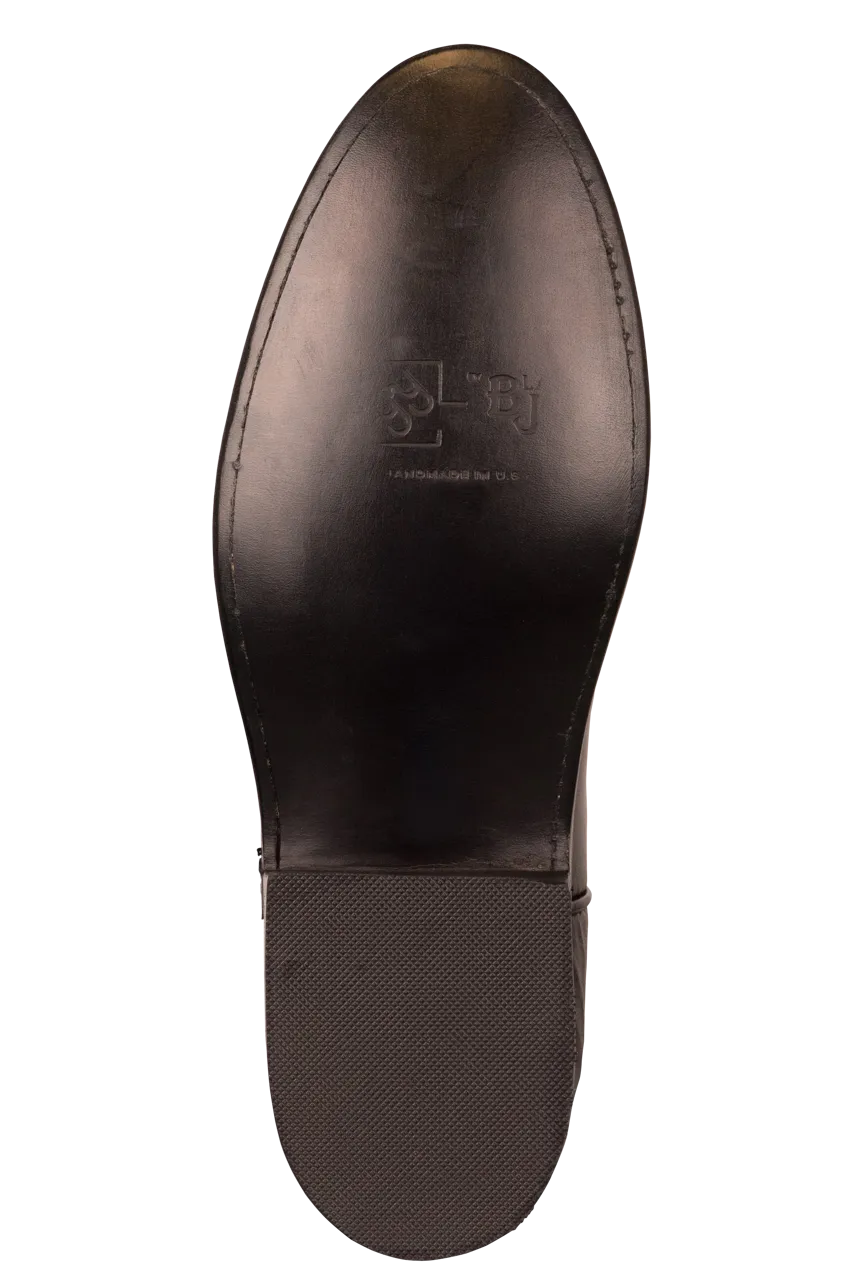 Black Jack Men's Brush Off Goat Roper Boots - Black Cherry