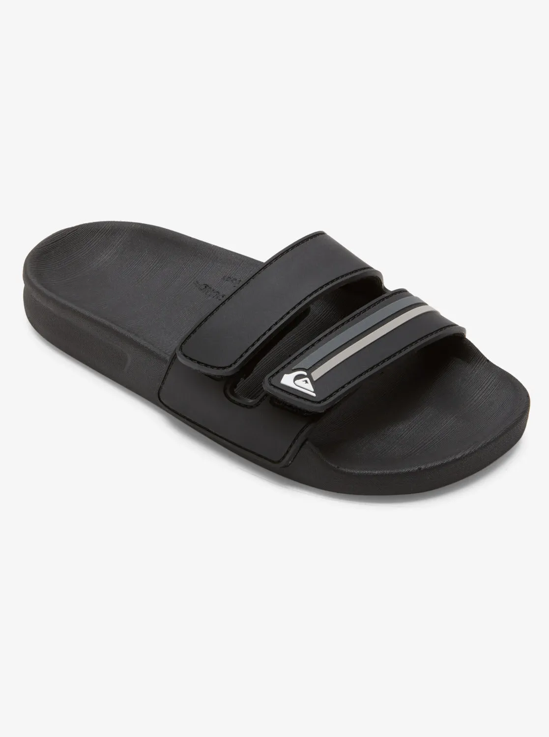 Boys 8-16 Rivi Double Adjust Slide Sandals - Black 1