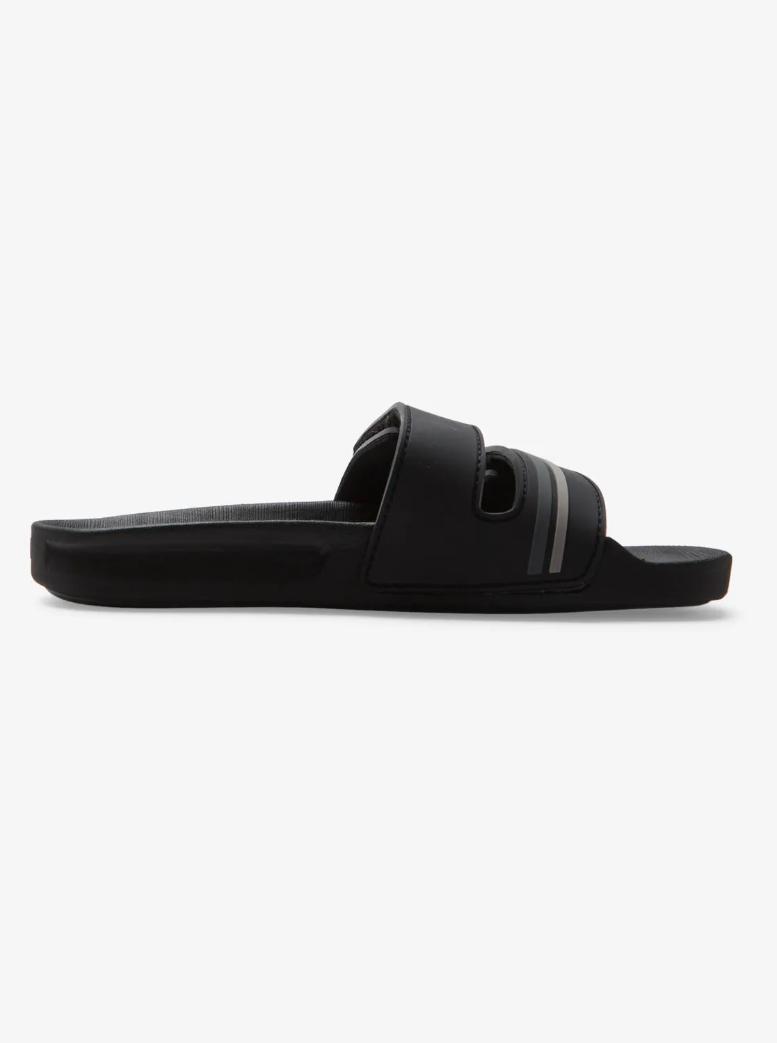 Boys 8-16 Rivi Double Adjust Slide Sandals - Black 1