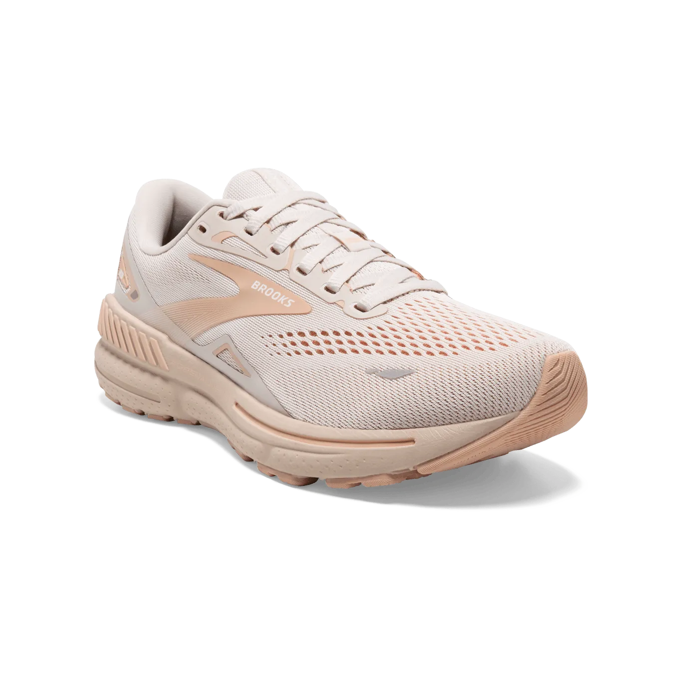 Brooks Adrenaline GTS 23 (B Width) - Crystal Grey/White (Womens)