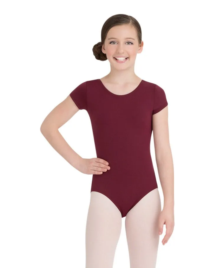 Capezio GIrls Short Sleeve Leotard