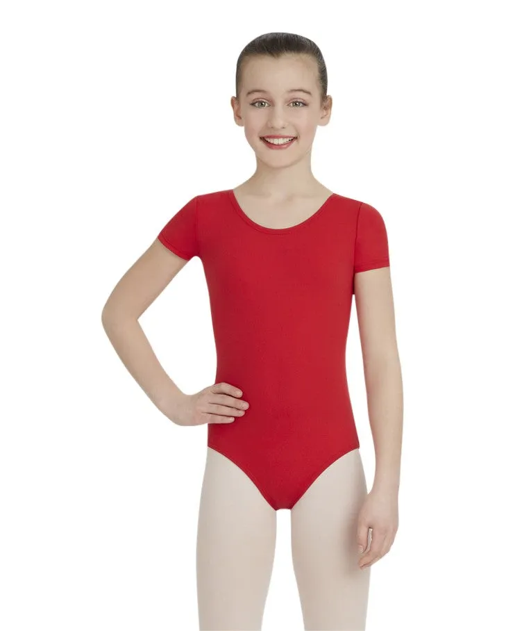 Capezio GIrls Short Sleeve Leotard