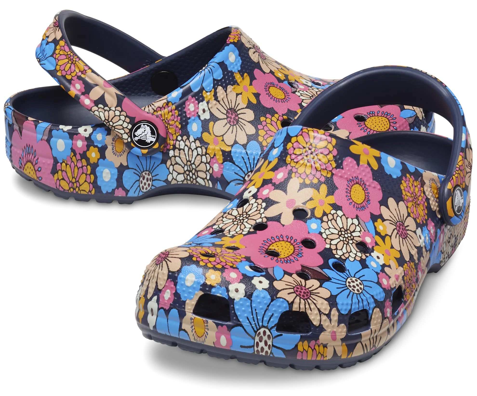 Classic Retro Floral Clog