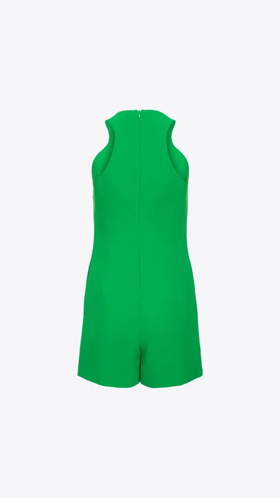 Crepe Short Dress