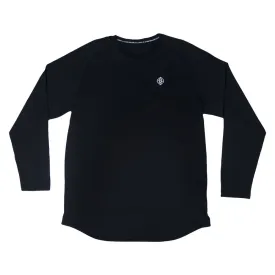 Sure! Here’s an optimized title for the e-commerce product:

Stylish Black & White Long Sleeve Shirt for Youth - Diamond Tech Design