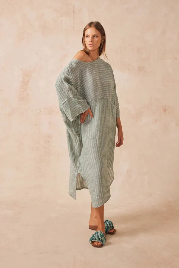 Estilo Emporio Nebbilo Dress - Pappagallo Green
