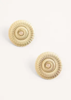 EVAN ROSE QUARTZ EARRINGS