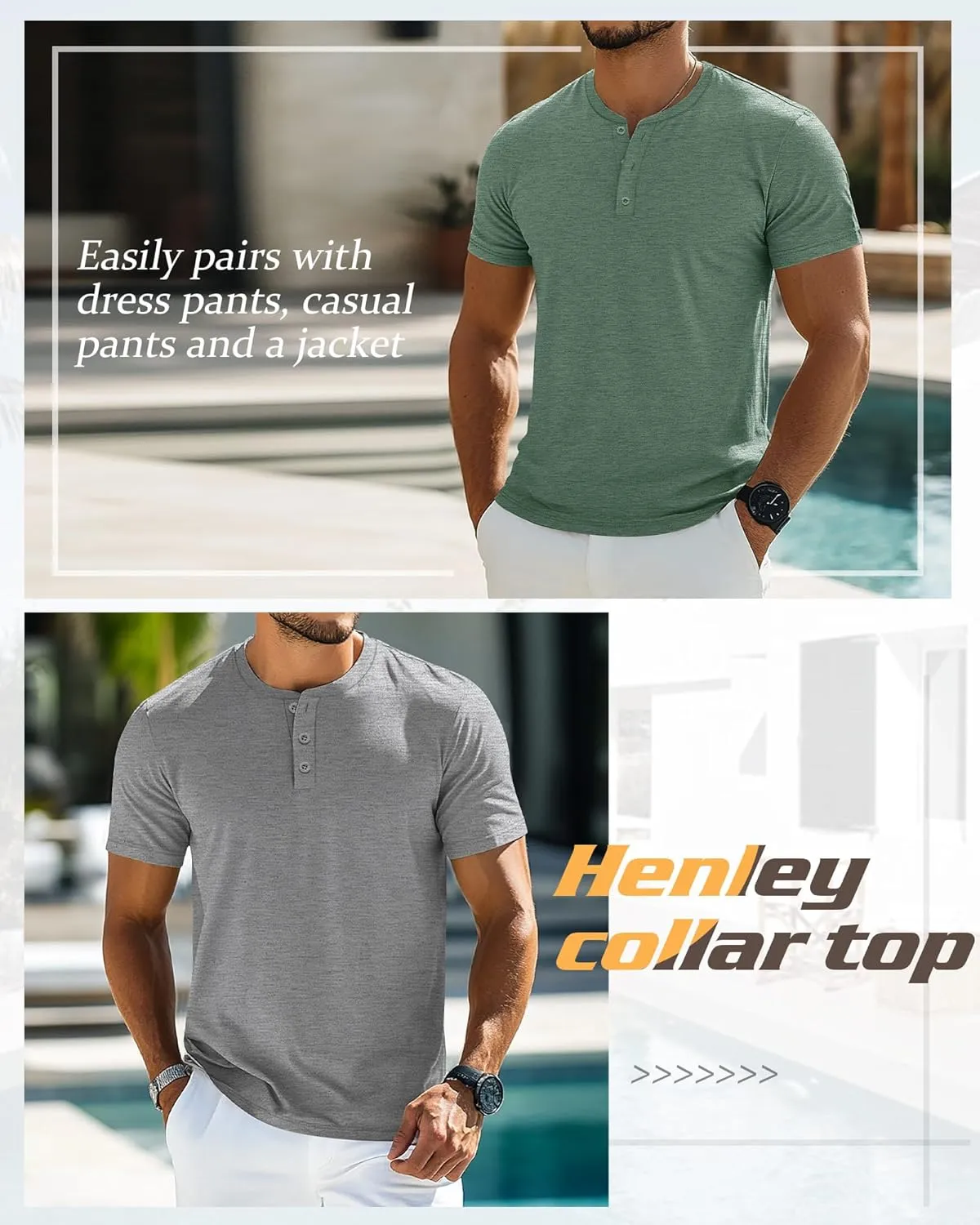 Ficerd 3 Pack Men's Big and Tall Shirts Cotton Short Sleeve Plus Size Tee Loose Fit Casual T Shirts Basic Oversized Tops