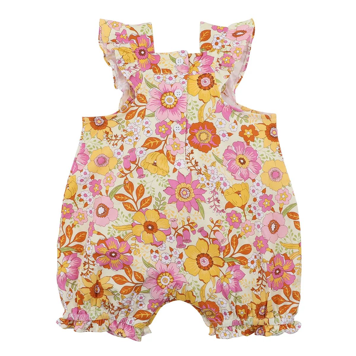 Fox & Finch Retro Print Playsuit (Size 0000-1)