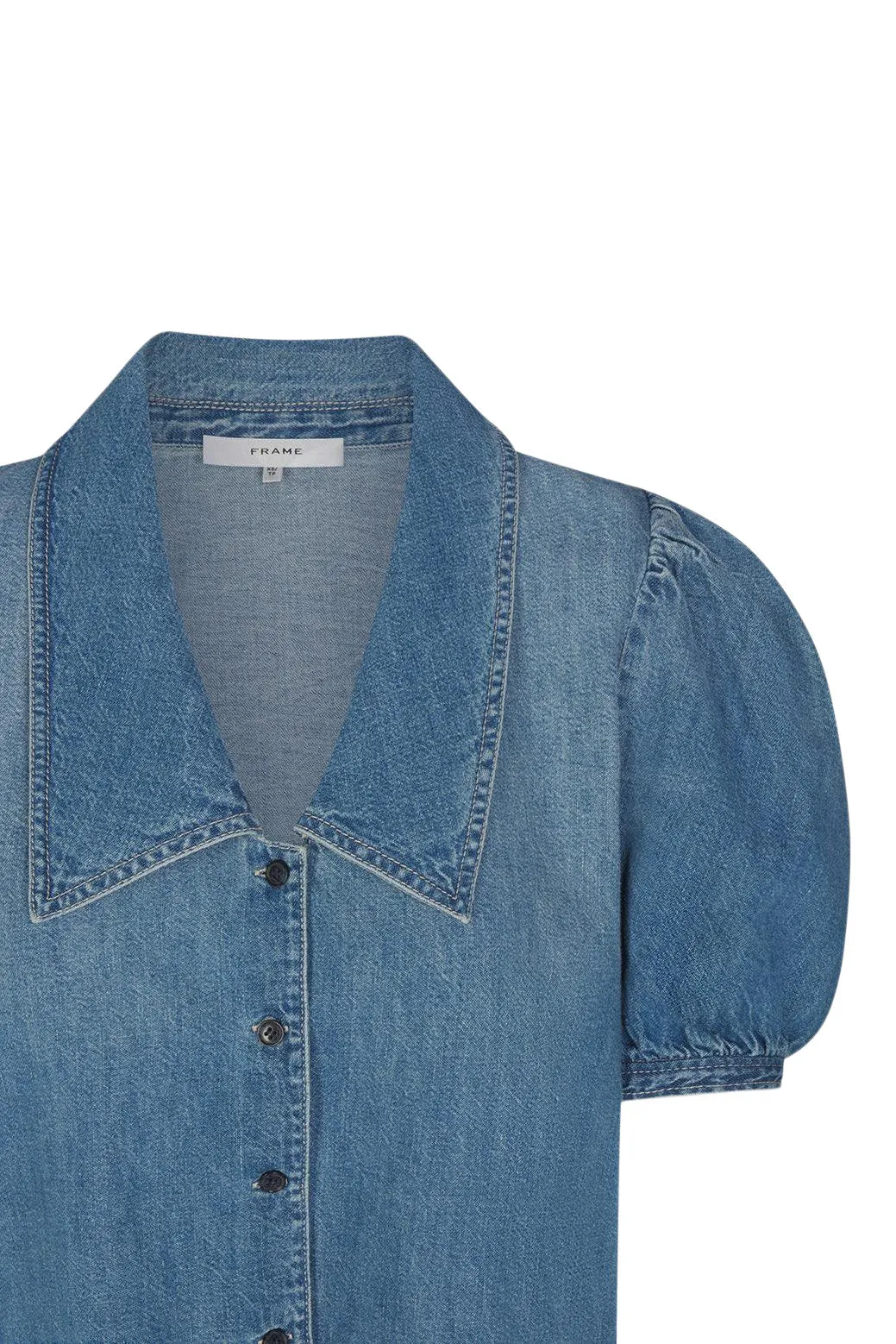 Frame Denim Sailor Blouse 
in Starlet