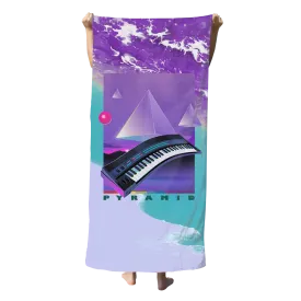 Frequency Modulation Beach Towel