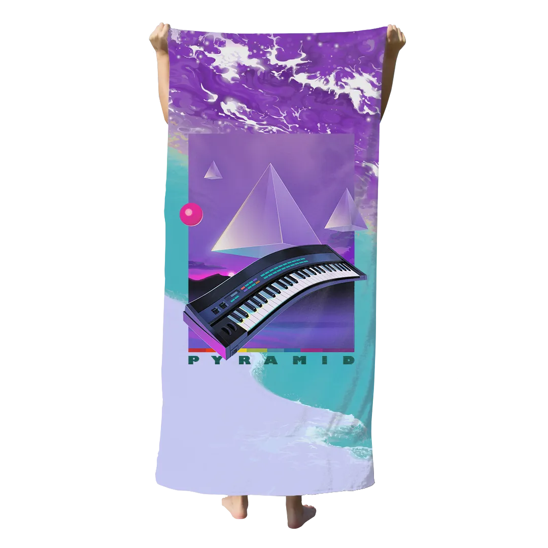 Frequency Modulation Beach Towel