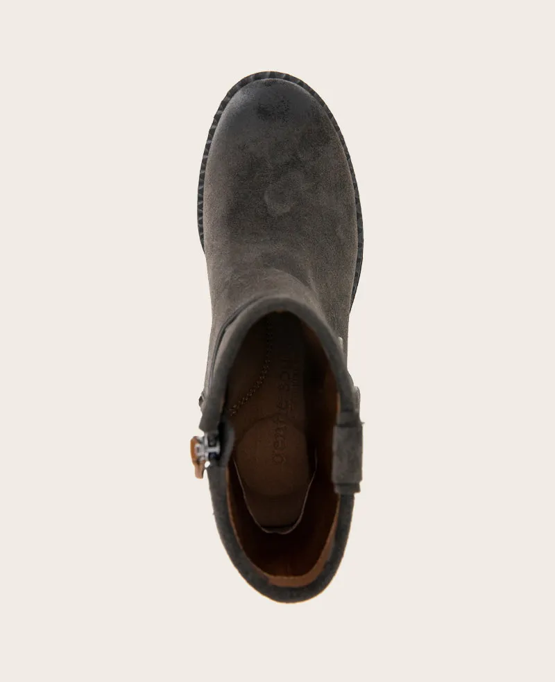 GENTLE SOULS - Barker Suede Moto Boot