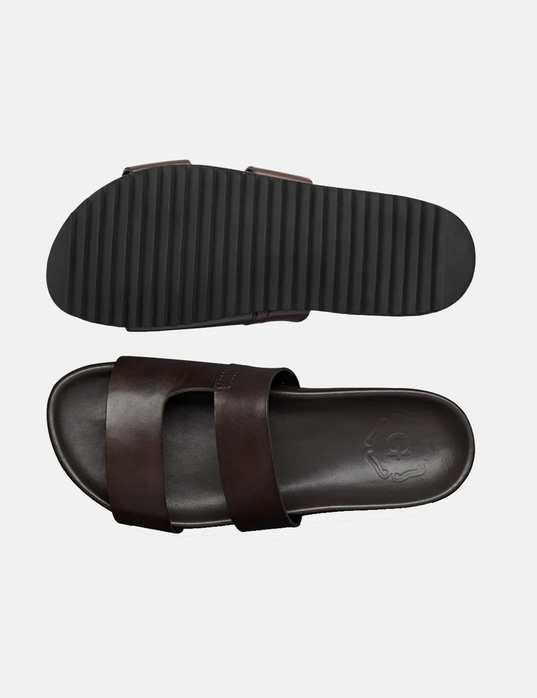 Grenson Chadwick Sandal (Hand Painted) - Brown
