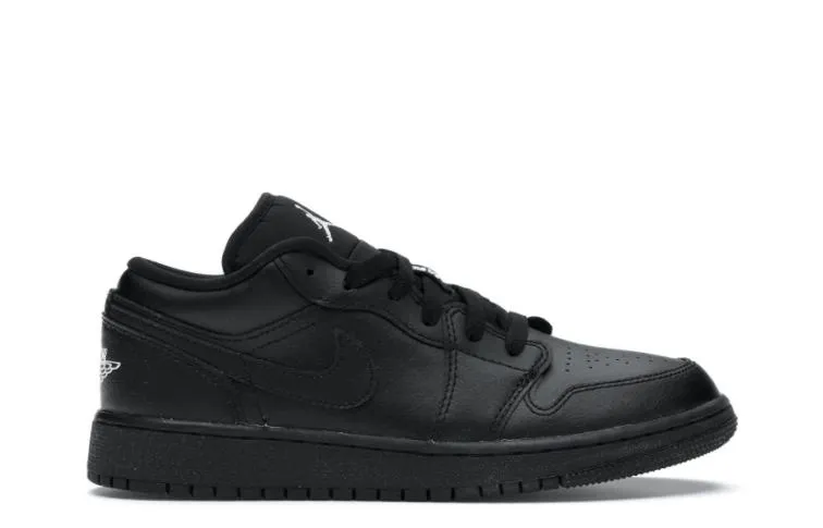 (GS) Air Jordan 1 Low 'Blackout' (2019) 553560-006