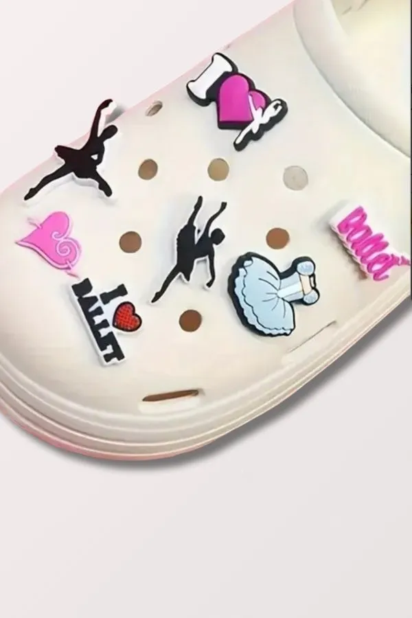 I {heart} Ballet Croc Charm
