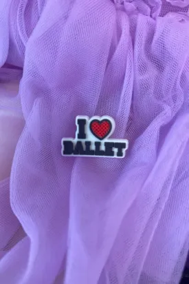I {heart} Ballet Croc Charm