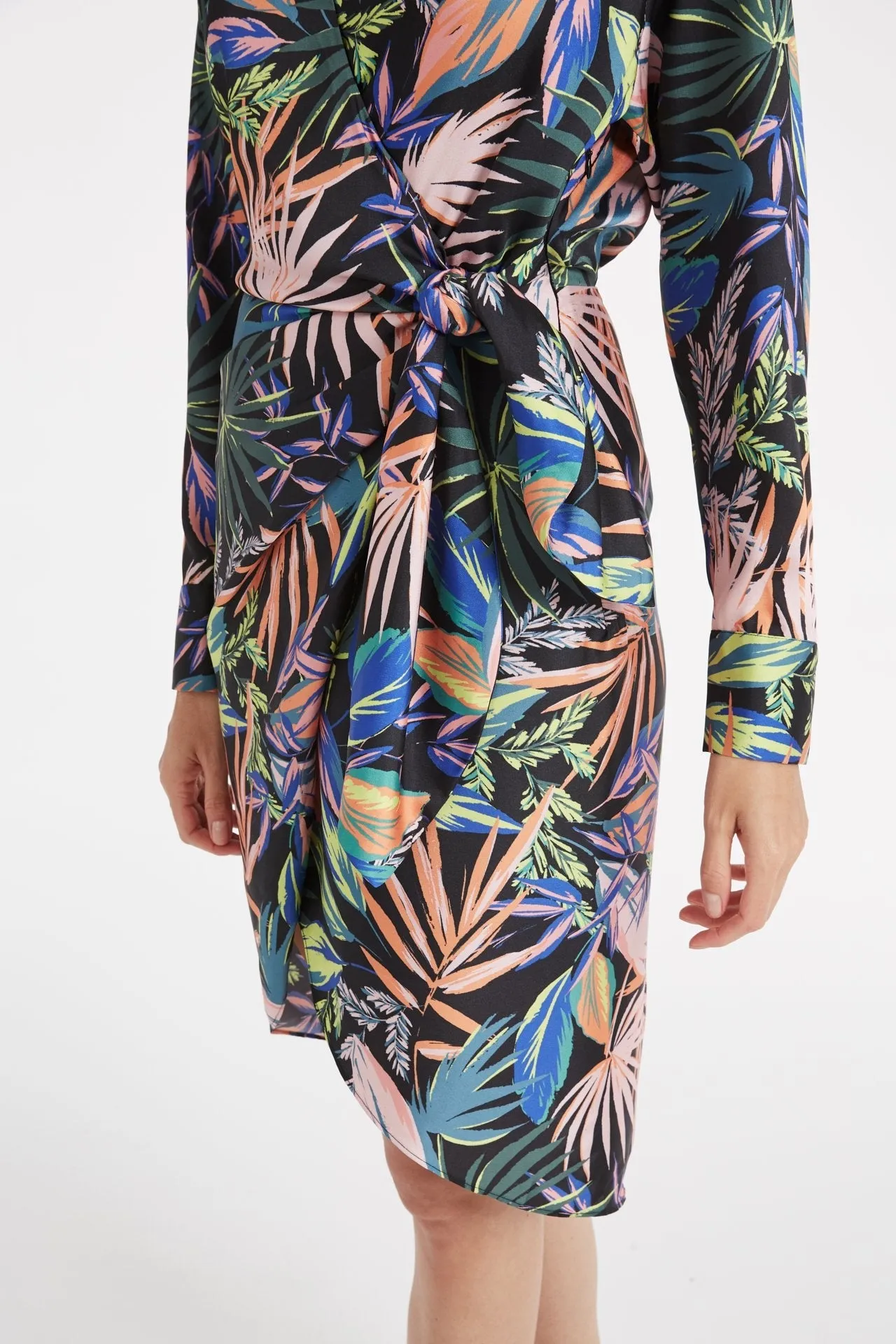 Jordan Tropical Palm Print Dress