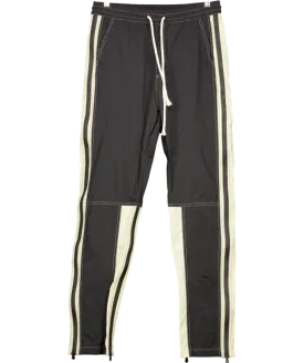 Kreate Black Zipper Racing Pants UK S