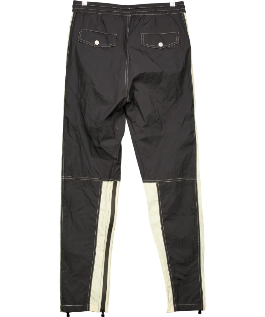Kreate Black Zipper Racing Pants UK S