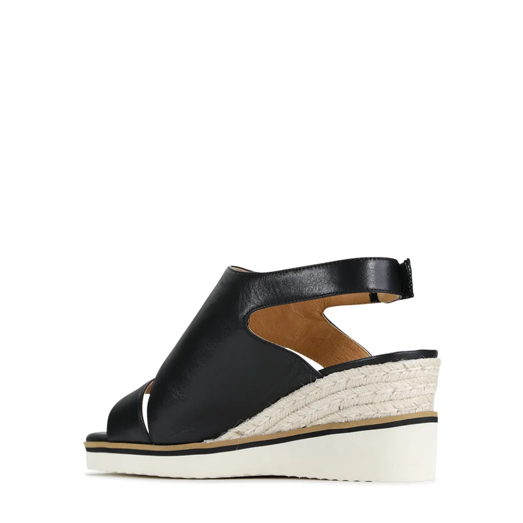 Lazaar Leather Sling Back Sandals