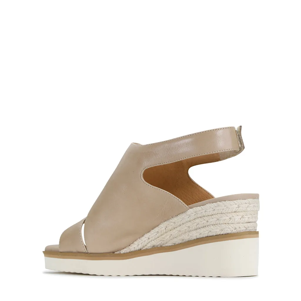 Lazaar Leather Sling Back Sandals