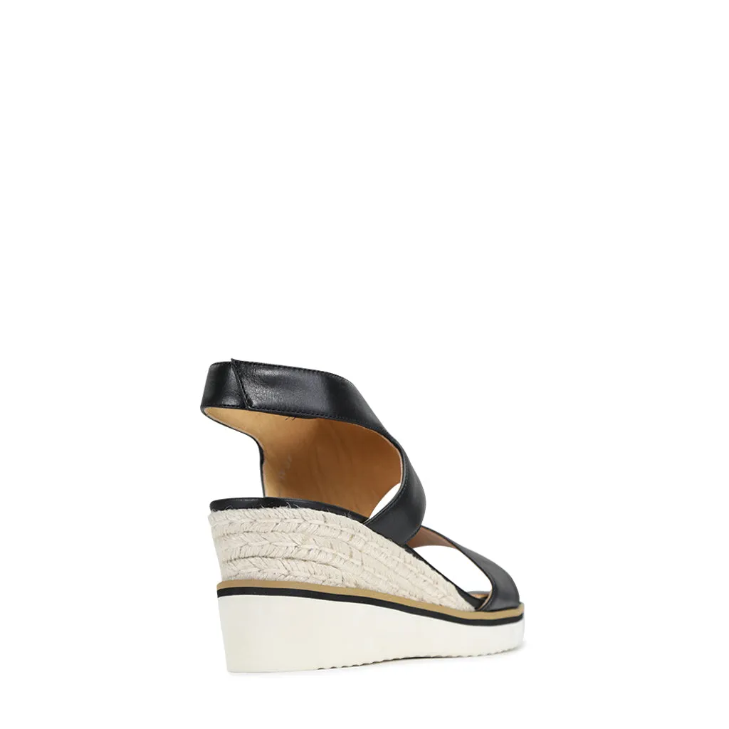 Lazaar Leather Sling Back Sandals
