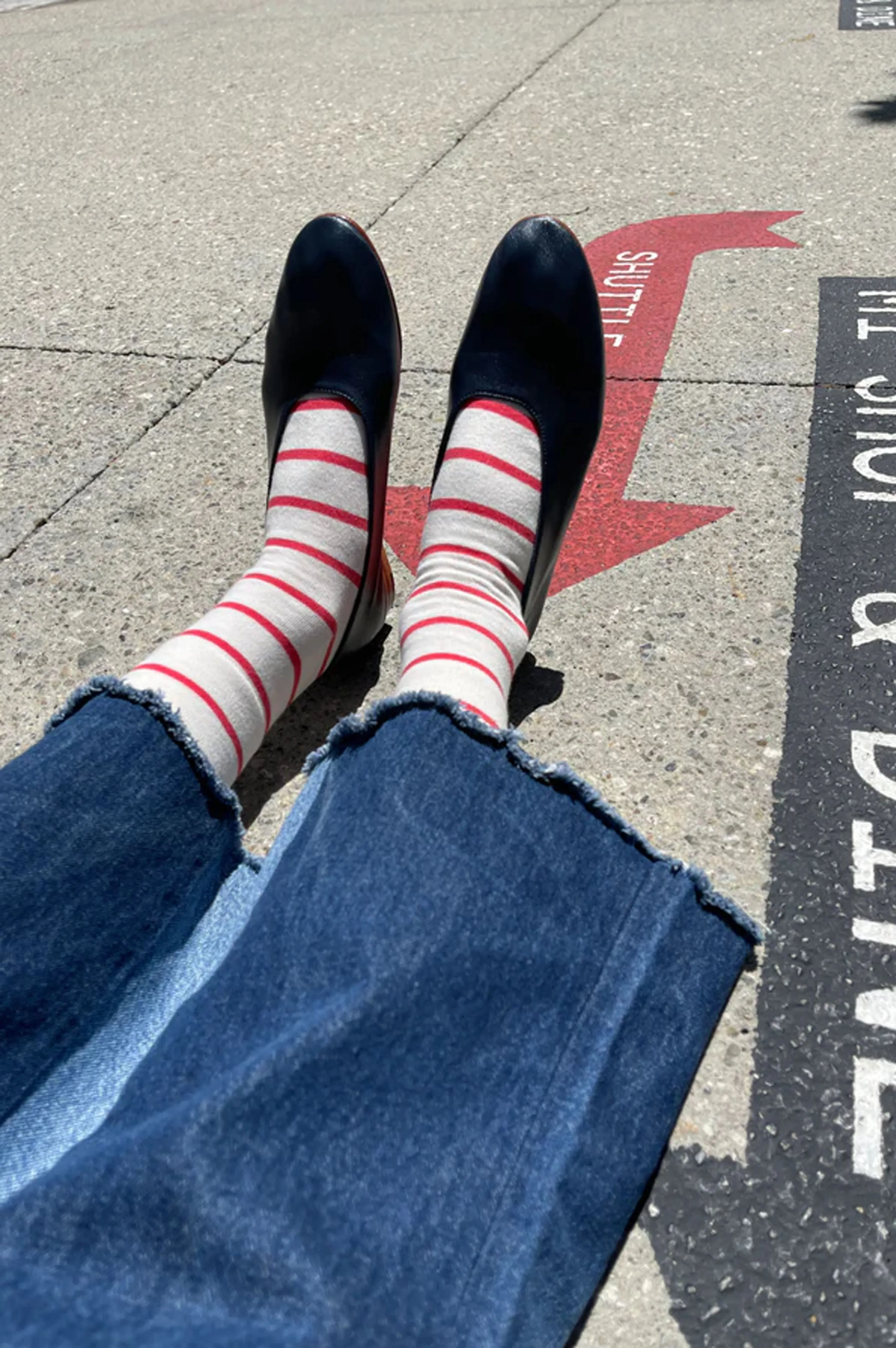Le Bon Shoppe Wally Candy Cane Socks