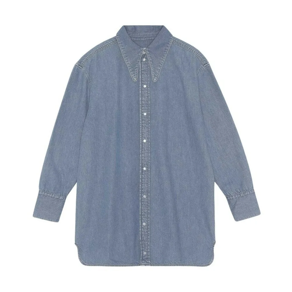 Light Denim Oversized Shirt