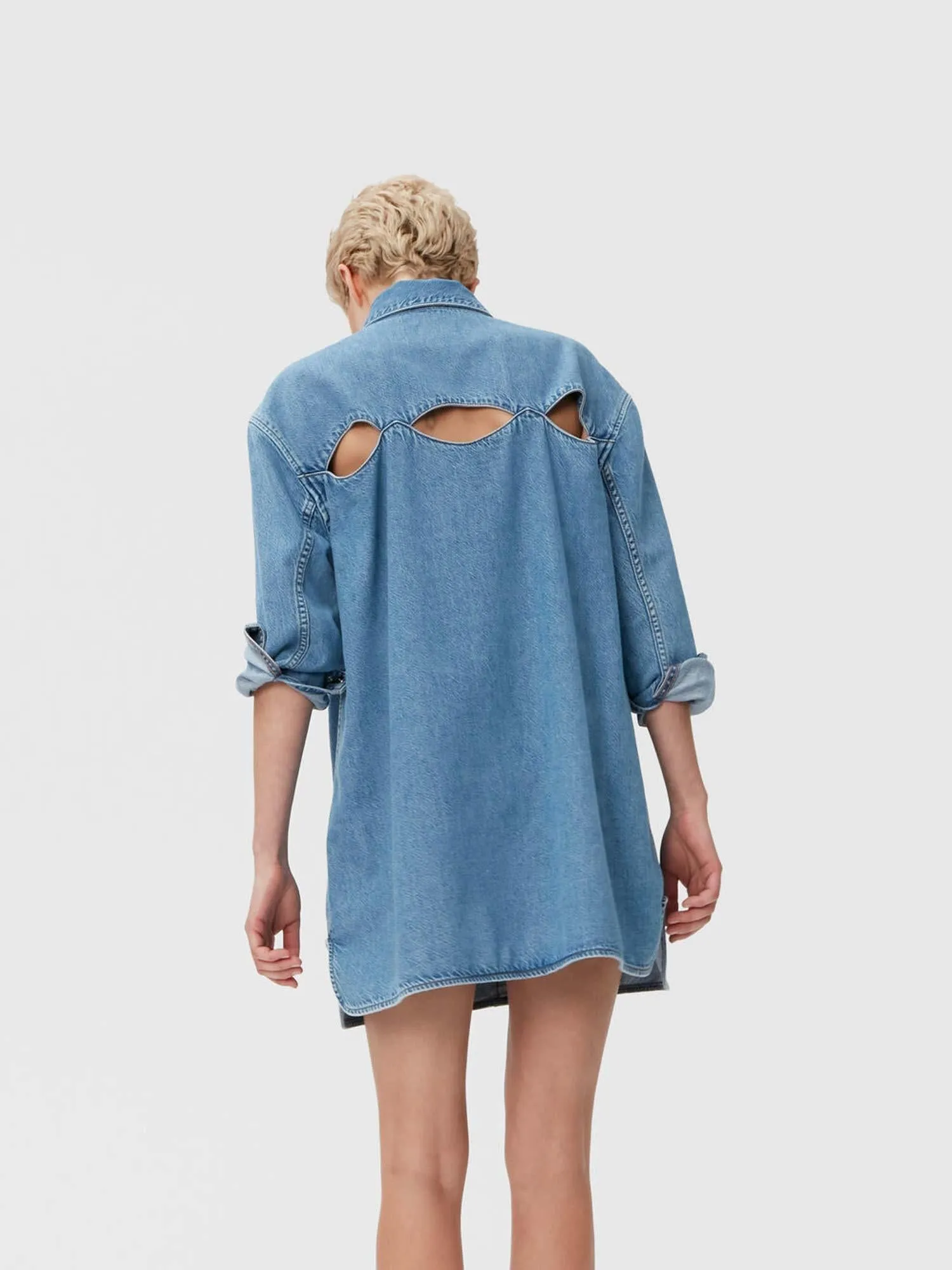 Light Denim Oversized Shirt