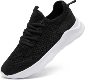 Men's Running Walking Shoes Sneakers Tennis Fitness Athletic Shoes Non Slip On Sports Casual Workout Shoe Lightweight Comfortable Gym Fashion Breathable Mesh Trainer
