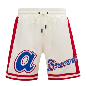 MLB ATLANTA BRAVES RETRO CLASSIC MEN'S 2.0 SHORT (EGGSHELL/ RED)