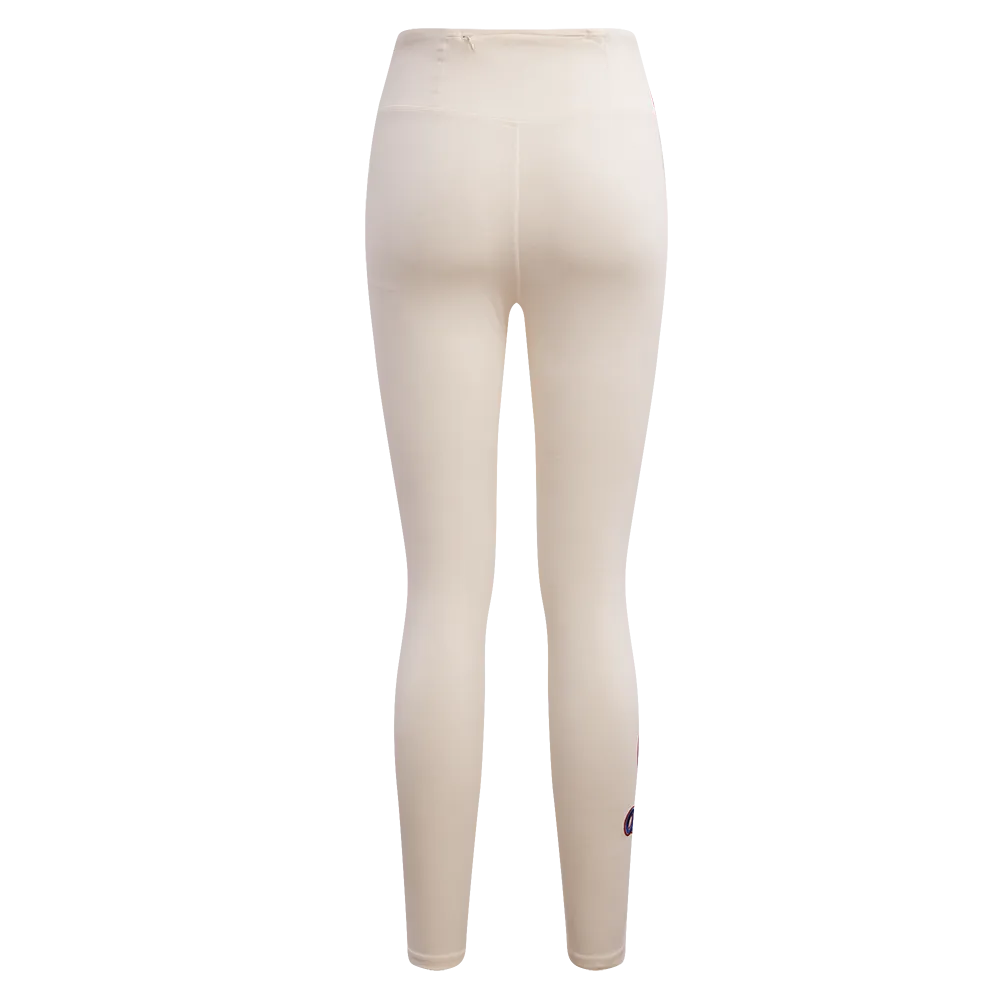 MLB ATLANTA BRAVES RETRO CLASSIC WOMEN'S JERSEY LEGGING (EGGSHELL)