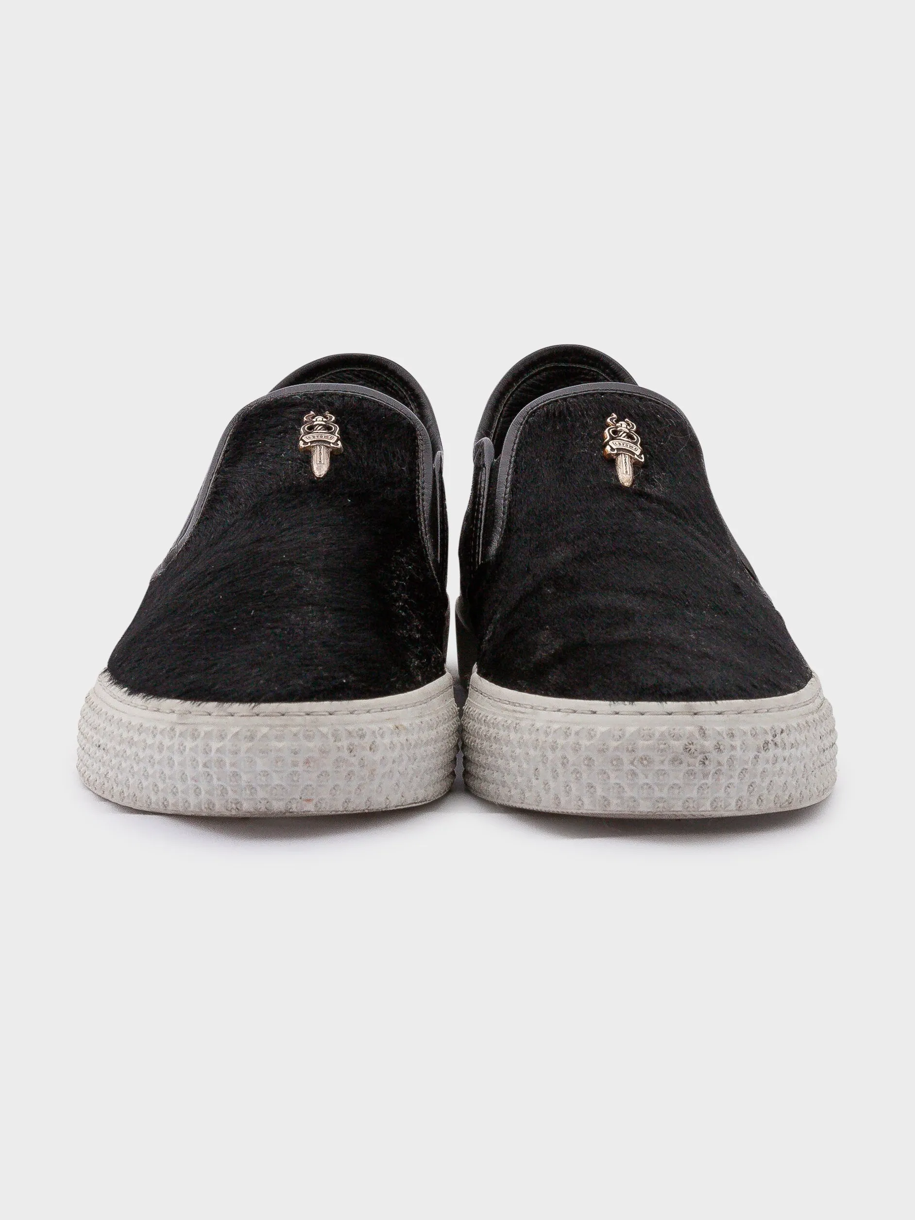 Pony Hair Slip Ons