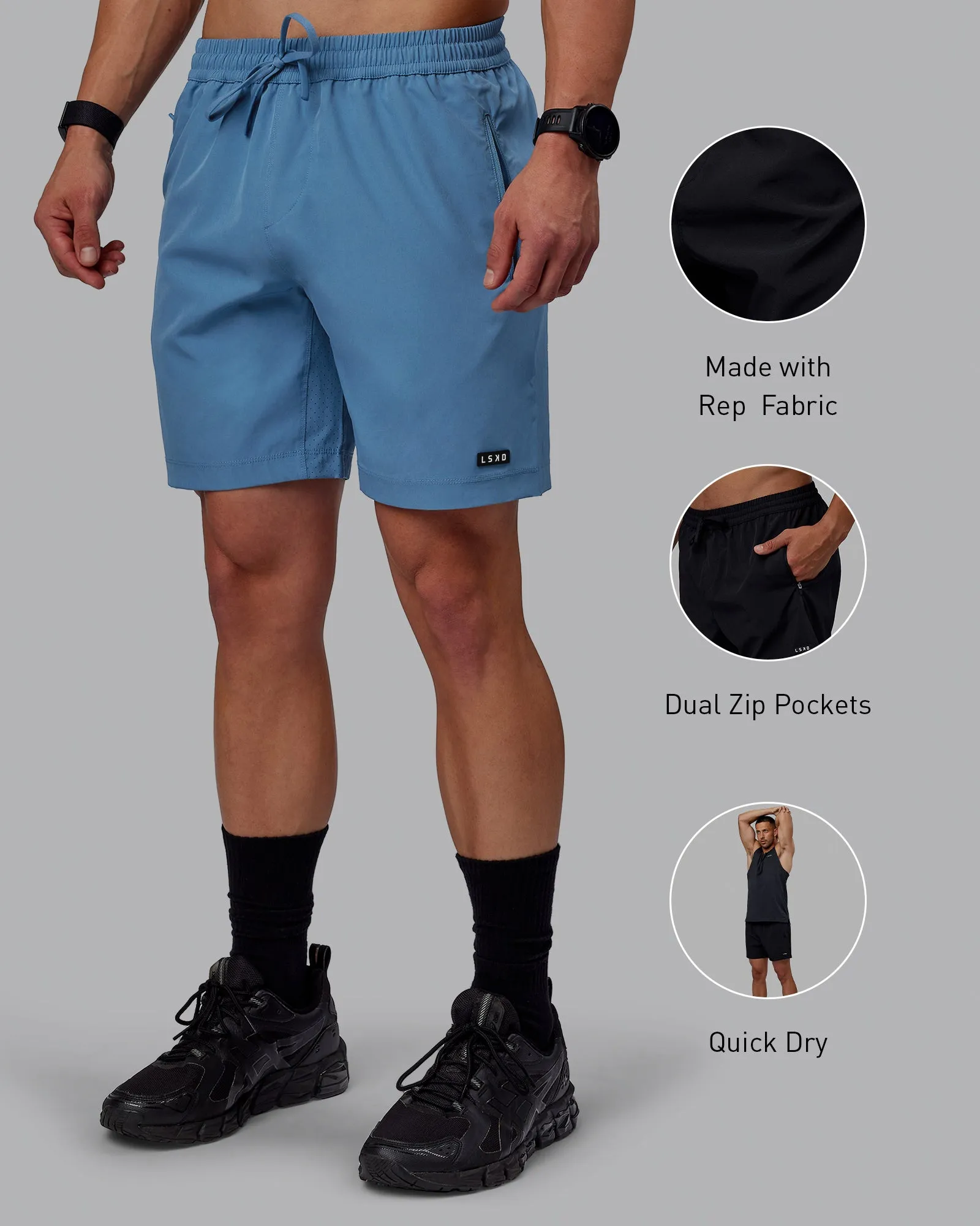 Rep 7" Performance Shorts - Elemental Blue