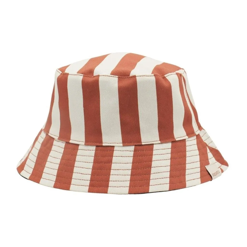 Reversible Bucket Hat - Stripes Atlas   Tierra